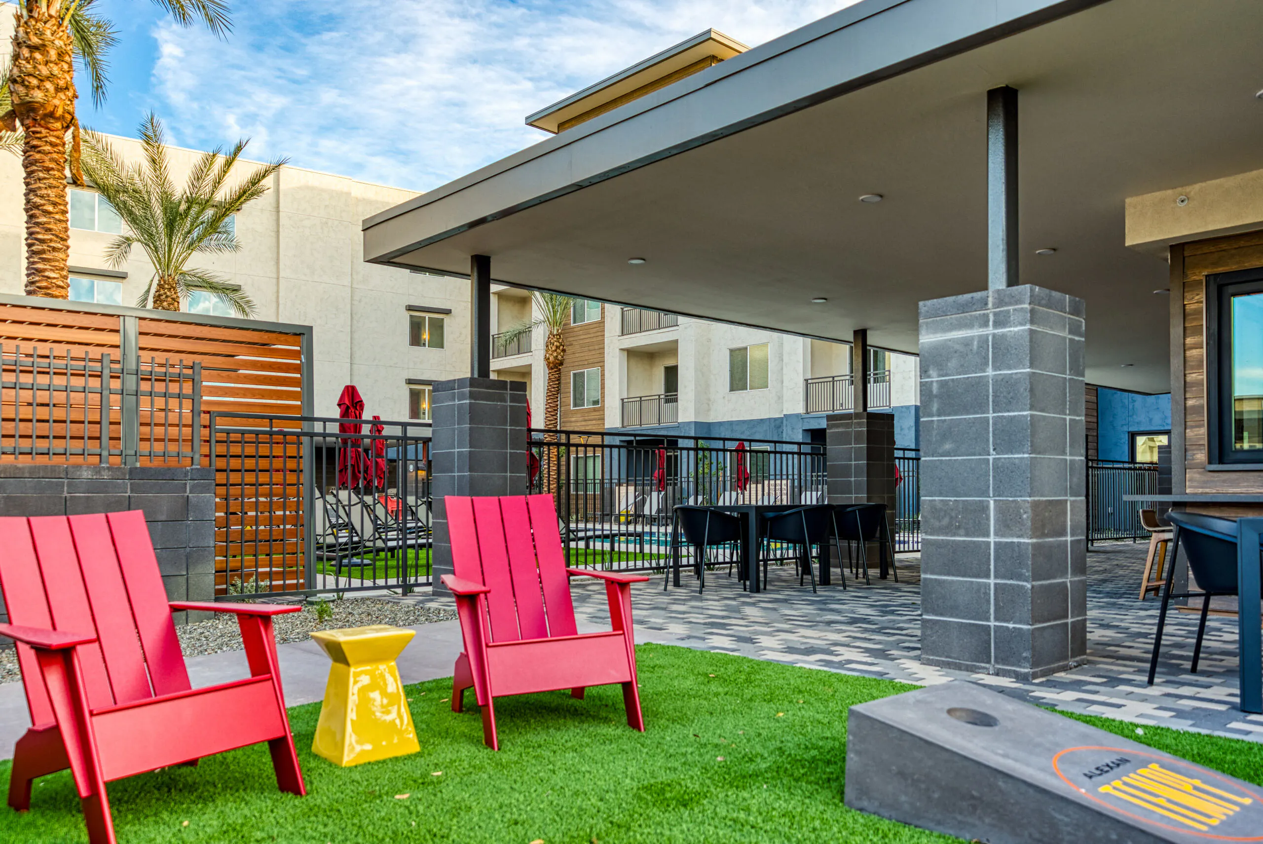 Outdoor Lounge Area