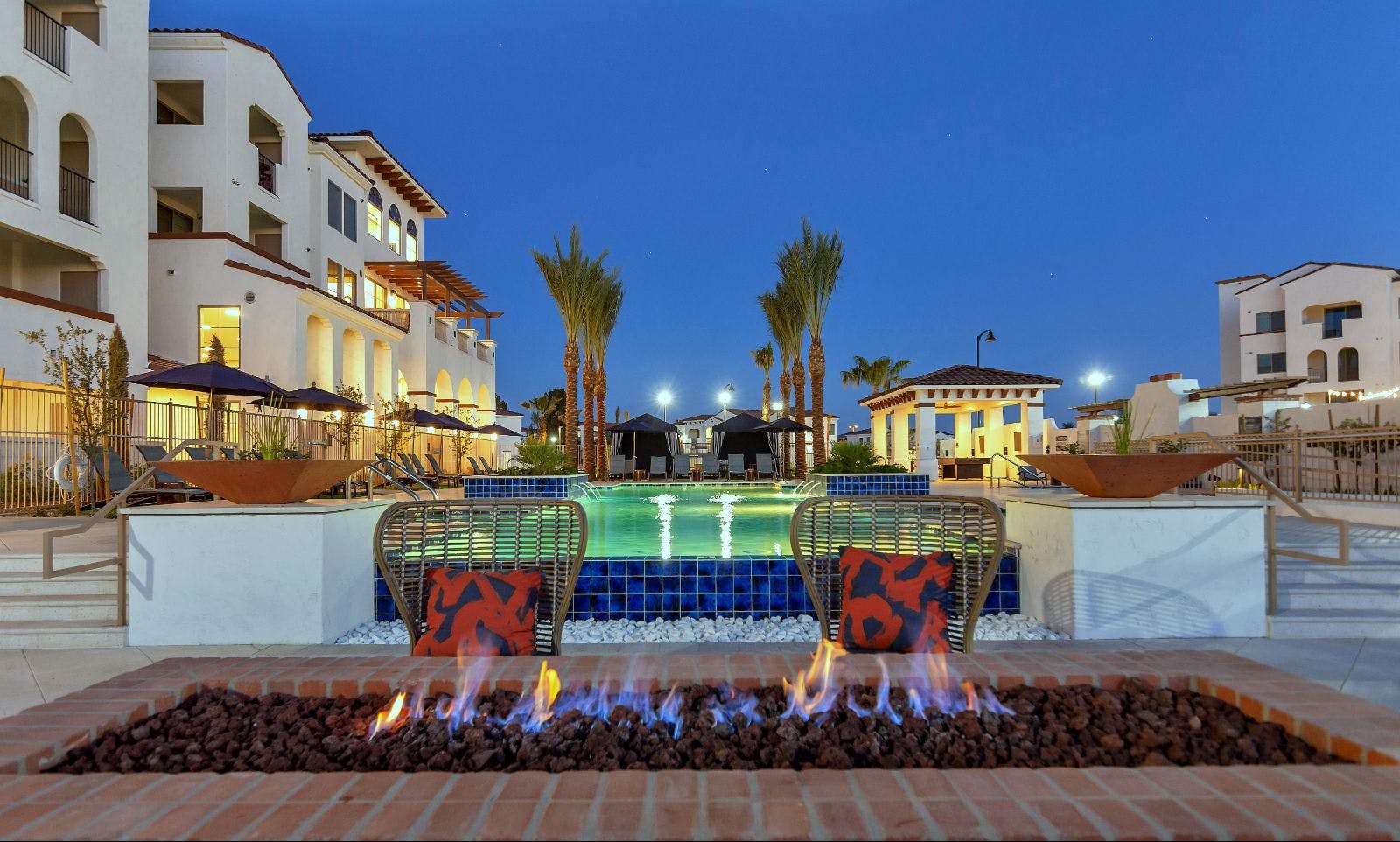 Poolside Firepit