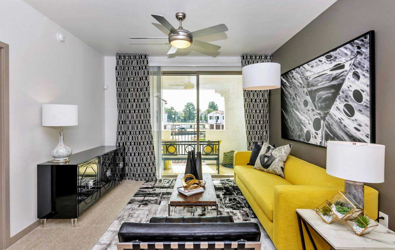 Upscale Living Area with Views