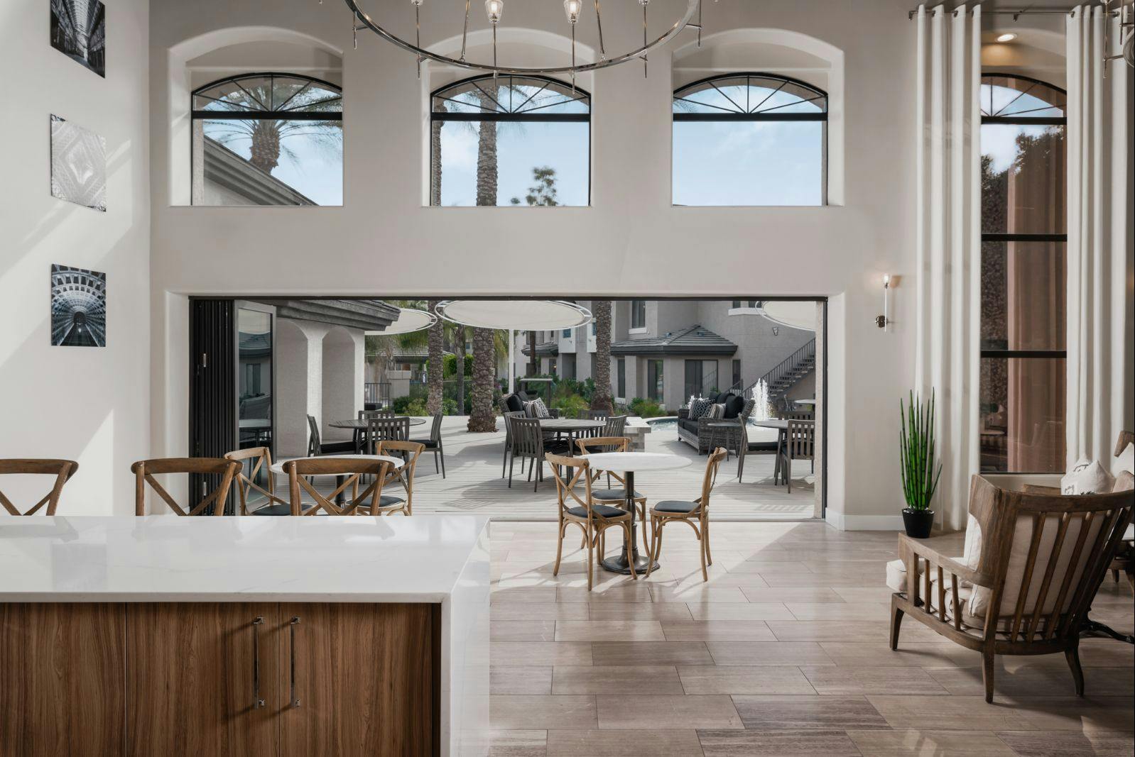 Indoor to Outdoor Clubhouse