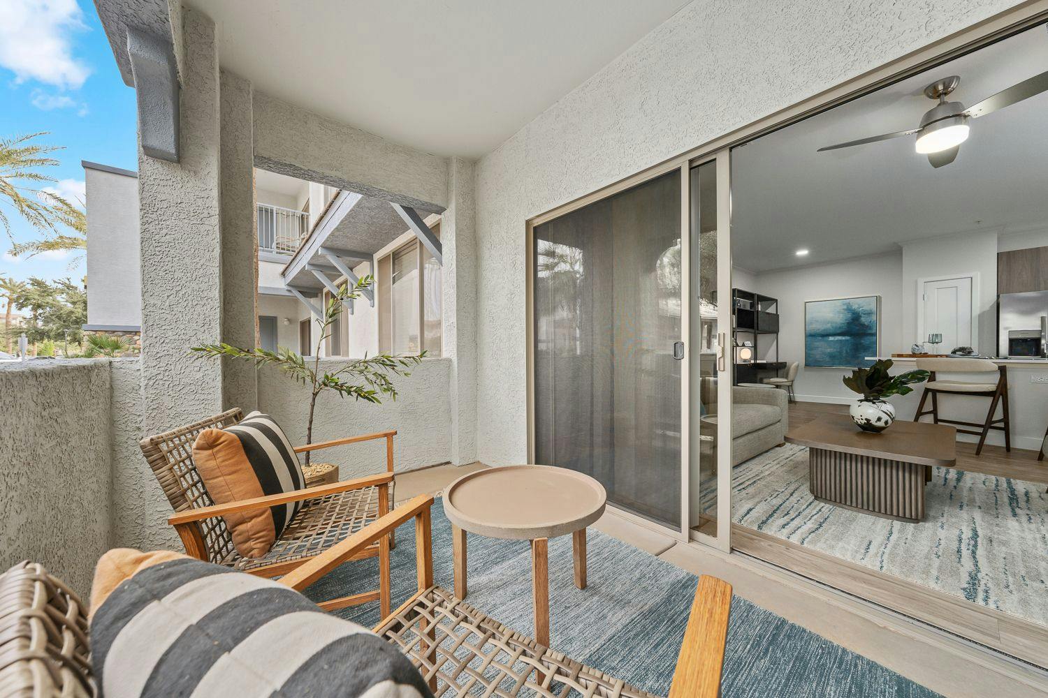 Large Private Balcony