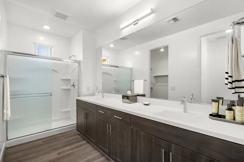 Luxe Bathroom Finishes