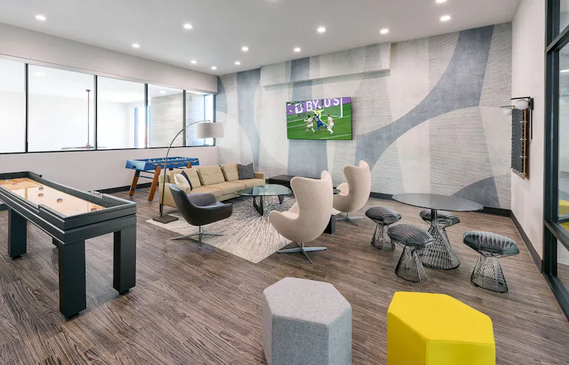 Shared game room at Cactus Forty-2.