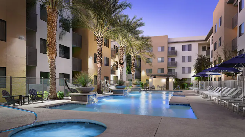 Pool and poolside area at Cactus Forty-2.