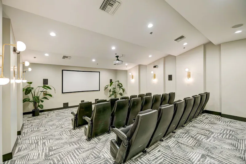 Comfortable Theatre Room