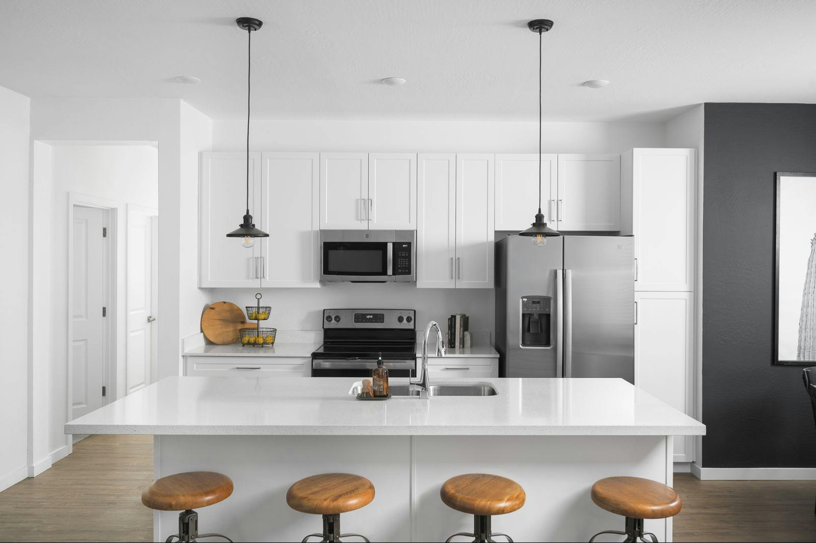 Chef-Inspired Kitchen with Island