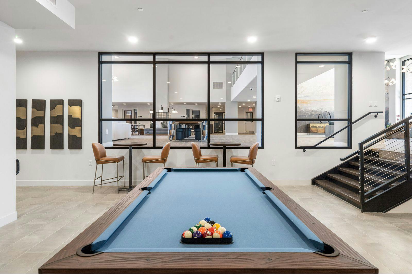 Resident Lounge with Pool Table