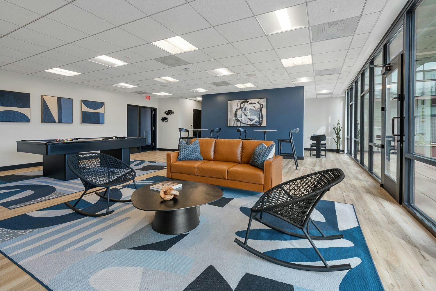 Vibrant, Spacious Resident Clubhouse