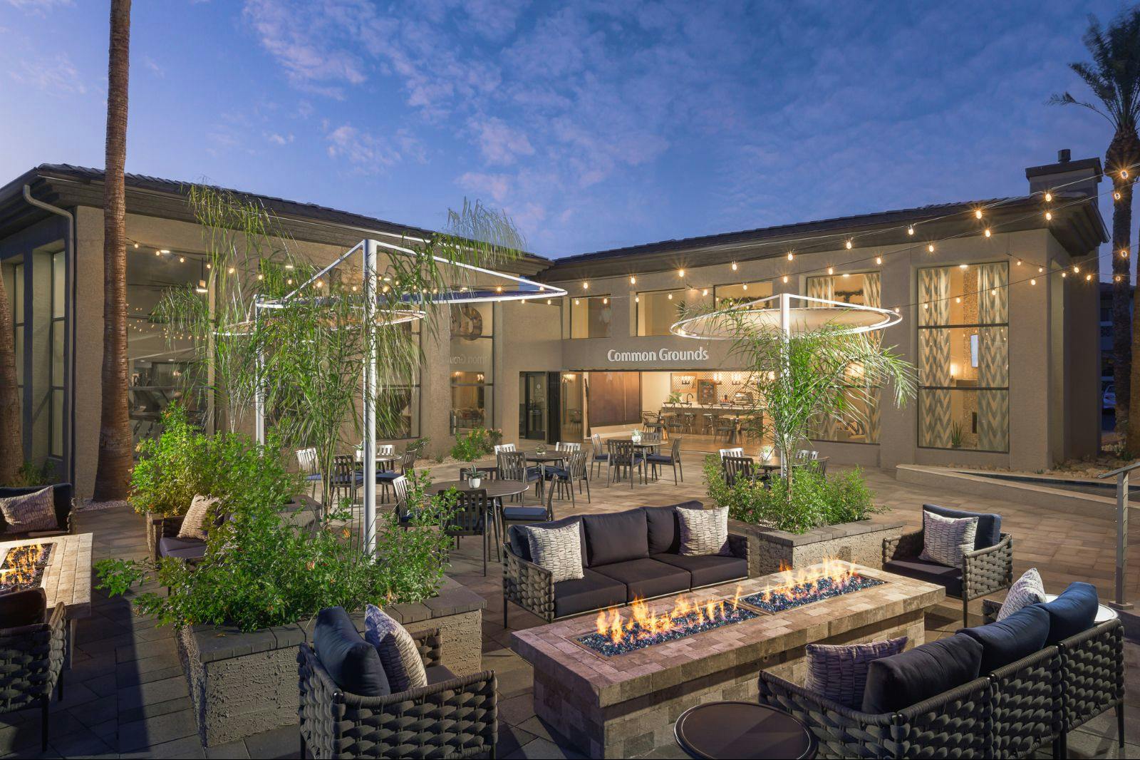 Outdoor Sitting Area with Firepit and Lounge seating