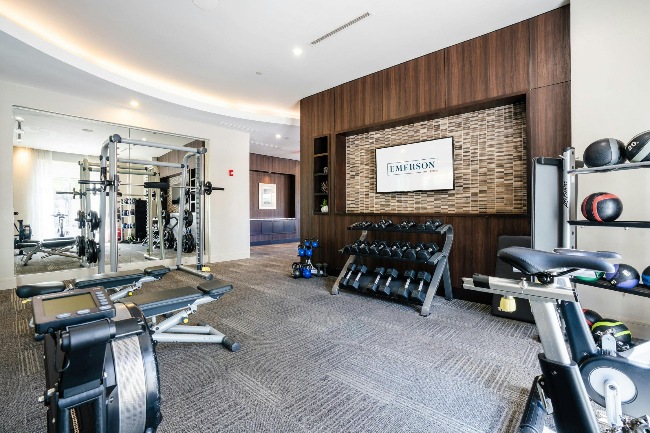 Variety of Fitness Equipment