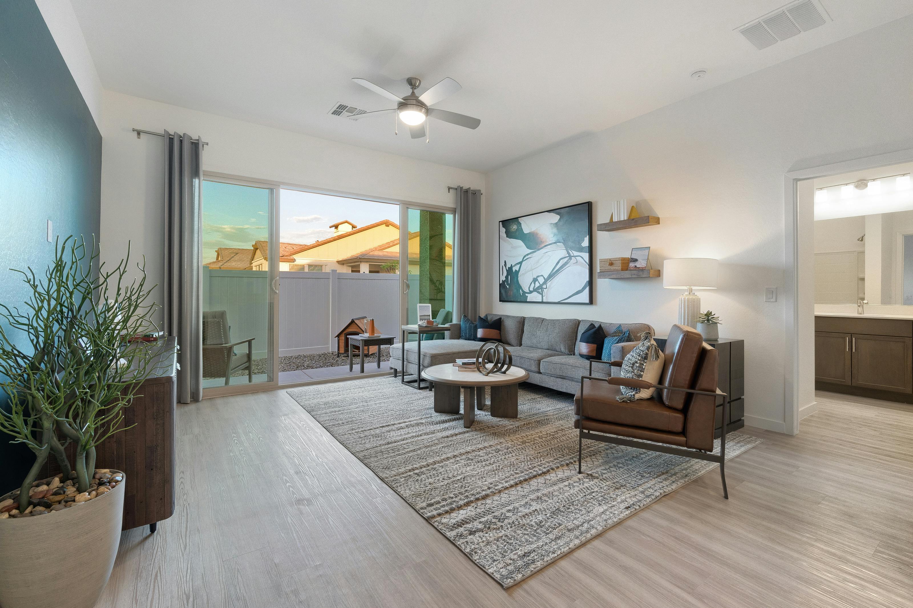 Open-Concept Living Area