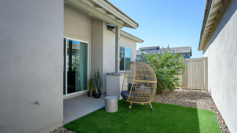 Private Backyard with Patio