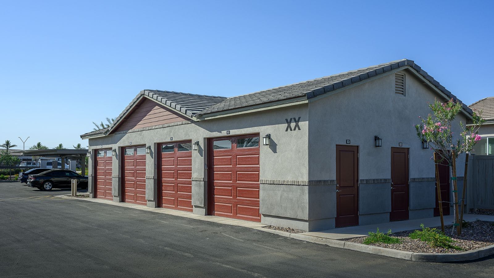 Private Garages Available