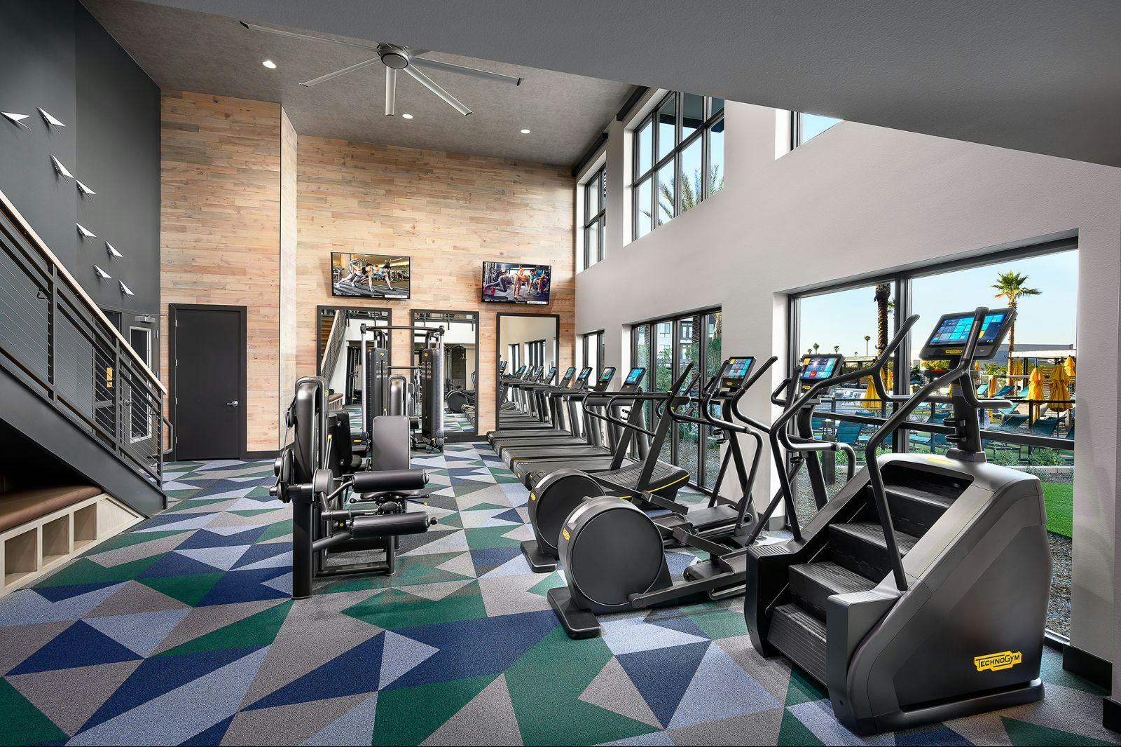 Expansive Fitness Center