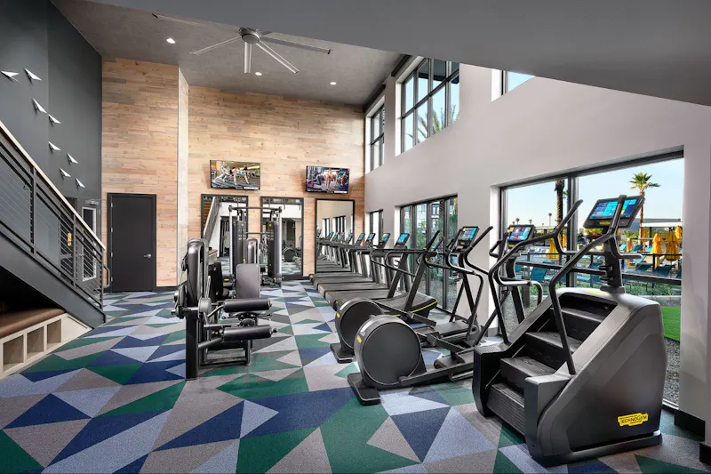 Expansive Fitness Center