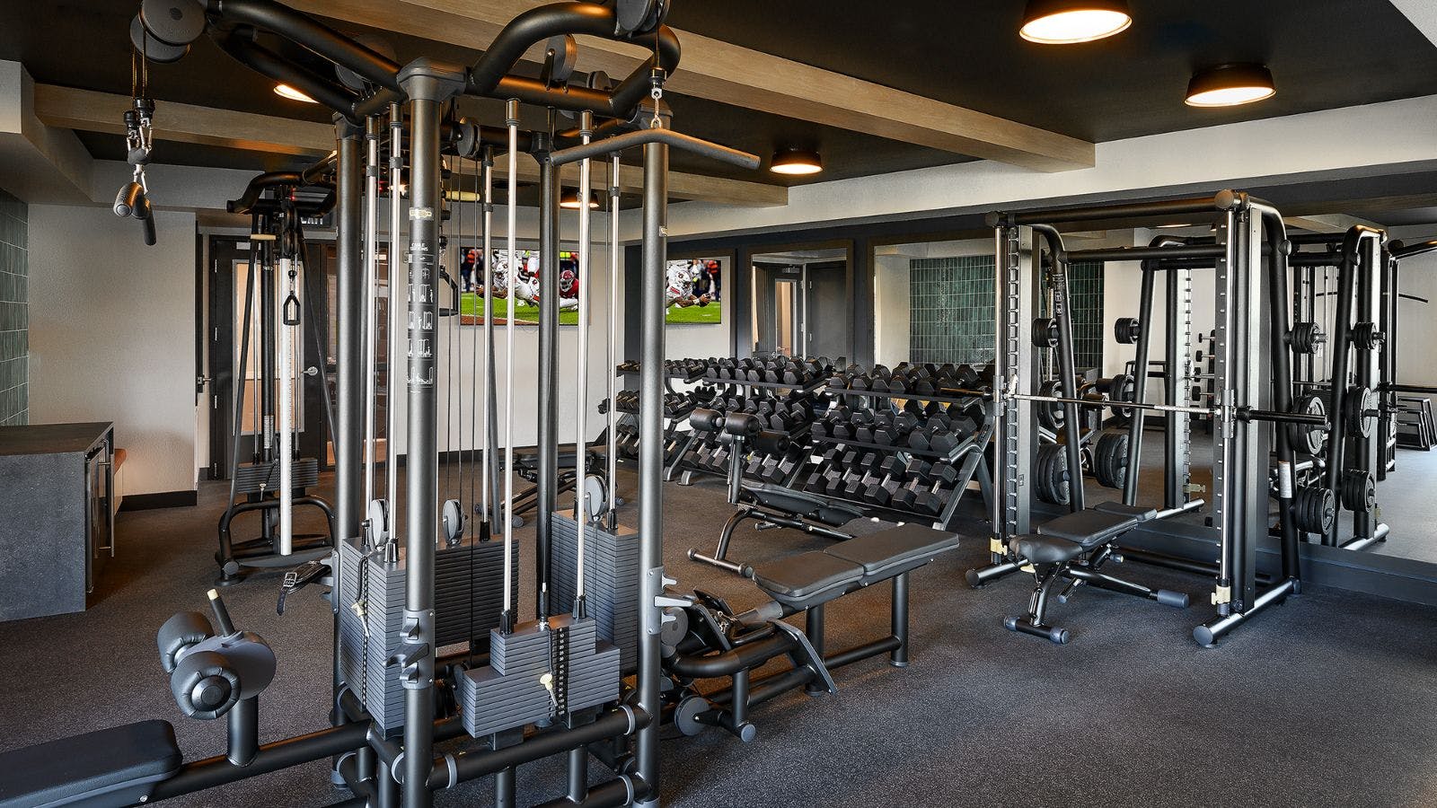 Expansive Fitness Center