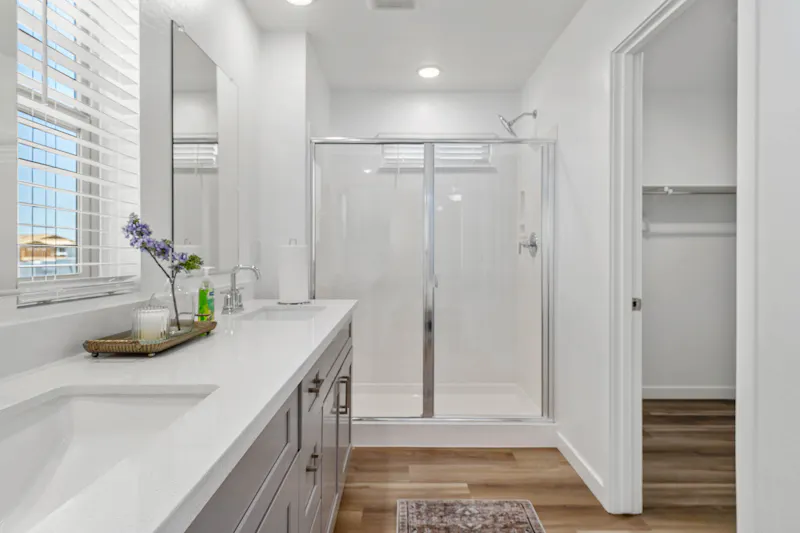 Elevated Bathroom with Walk-in Shower