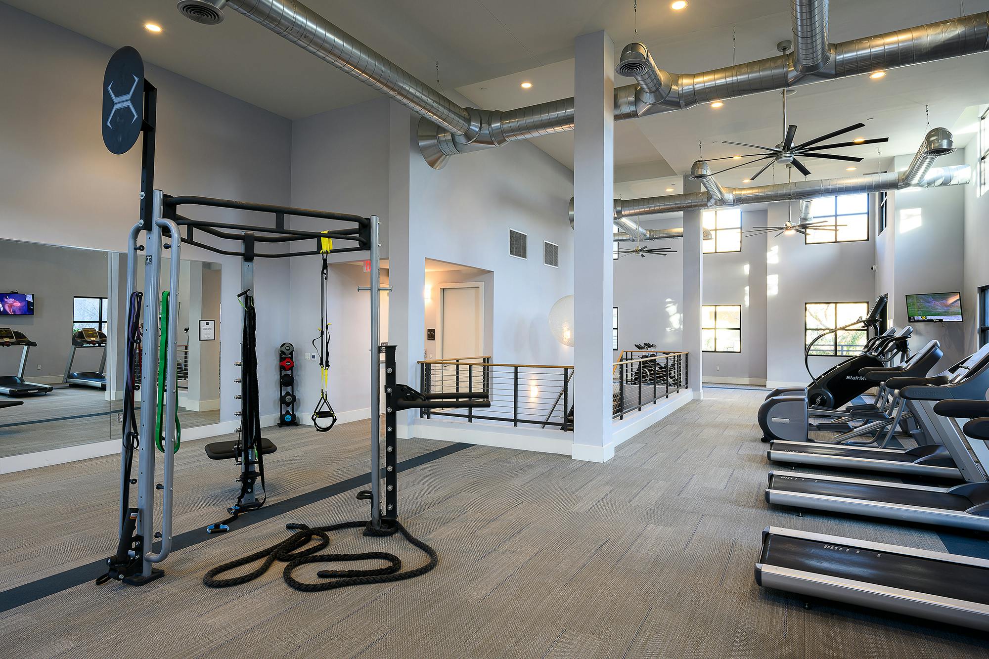 Two-Story Fitness Center 