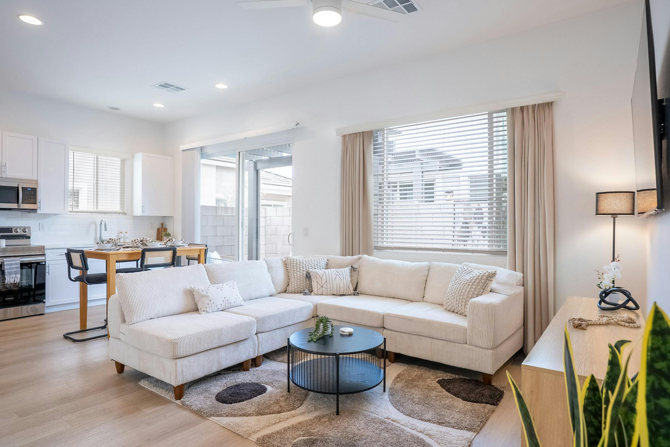 Naturally Lit Living Room