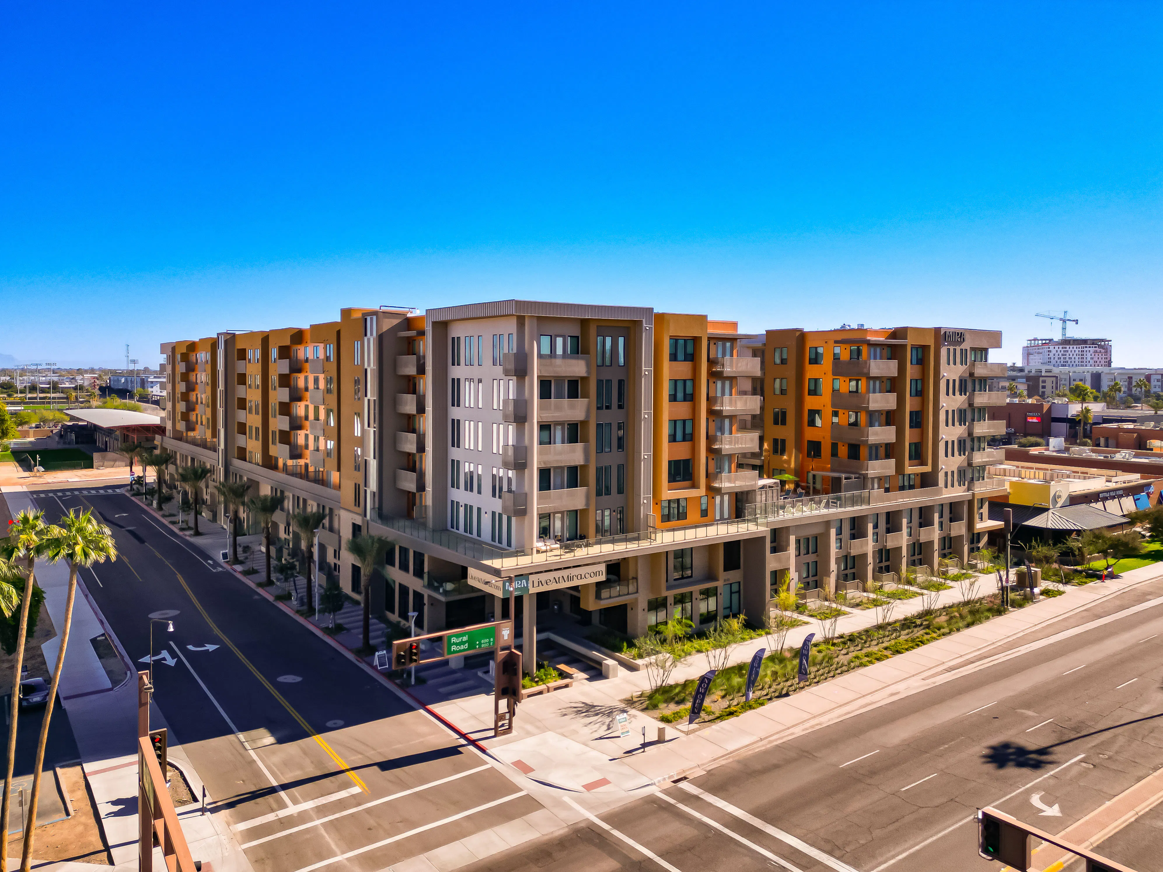 Apartment Community View
