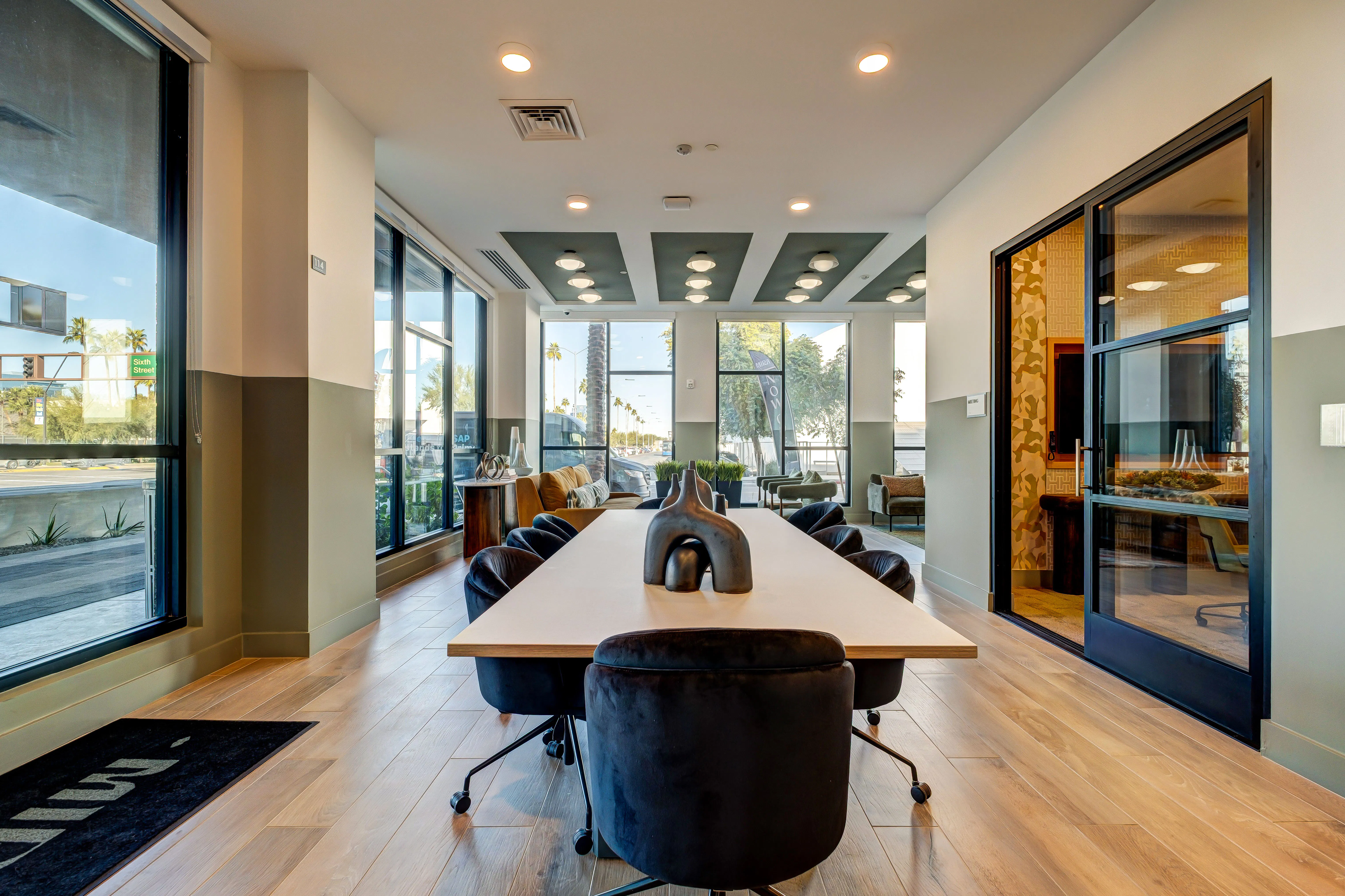 Community Workspace With Natural Light
