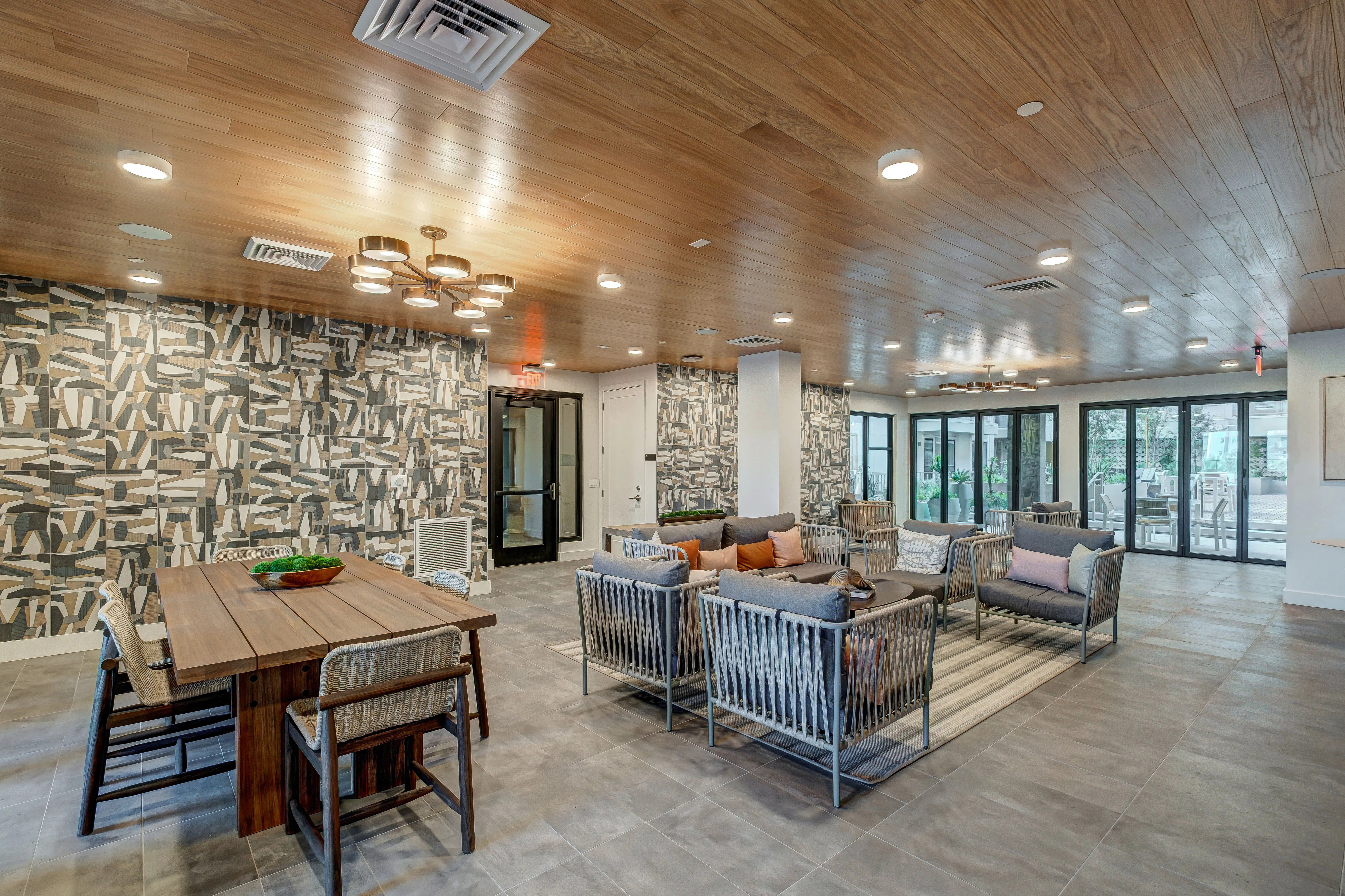 Resident Clubhouse With Social Seating