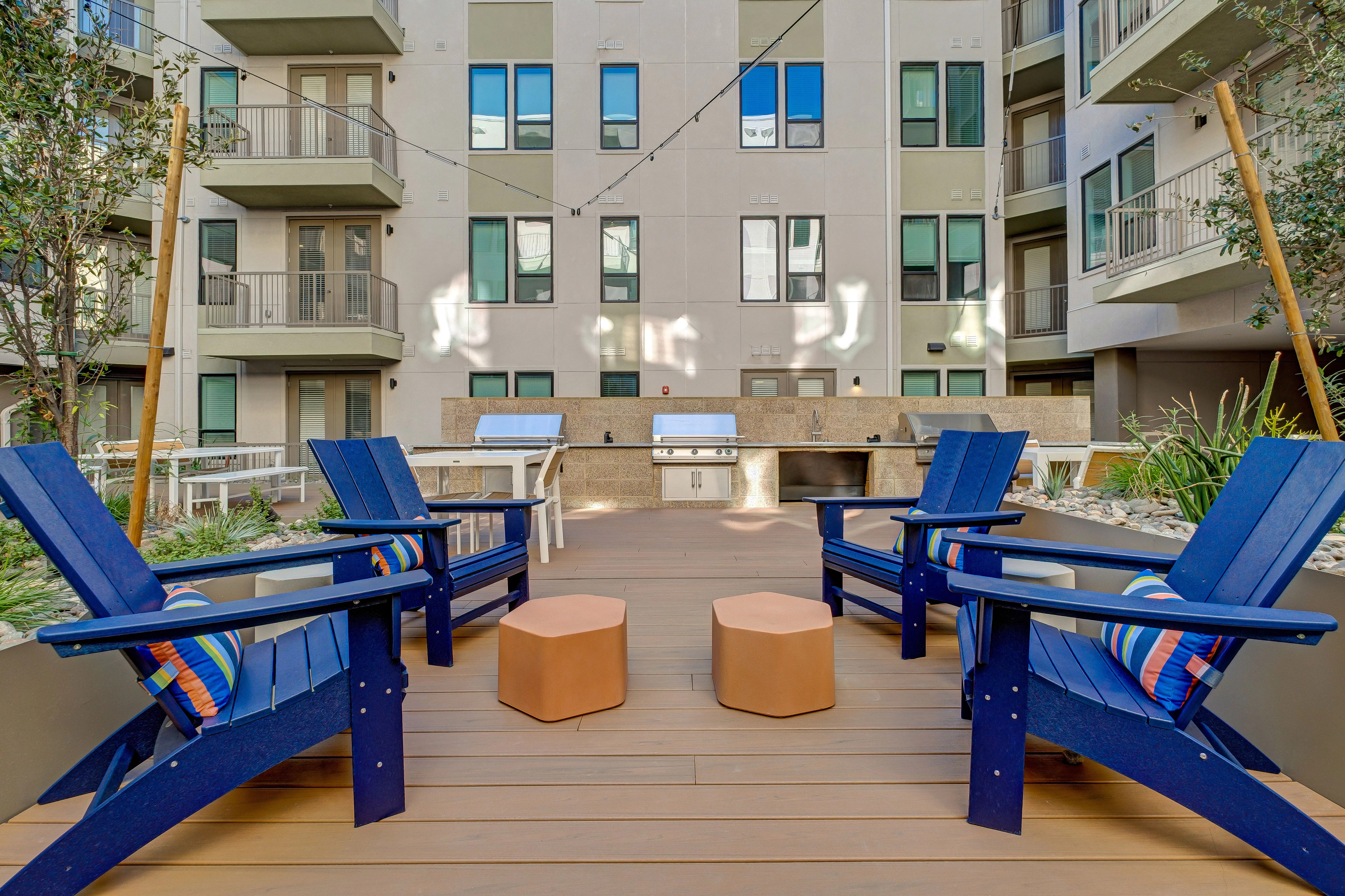 Community Courtyard Seating Area
