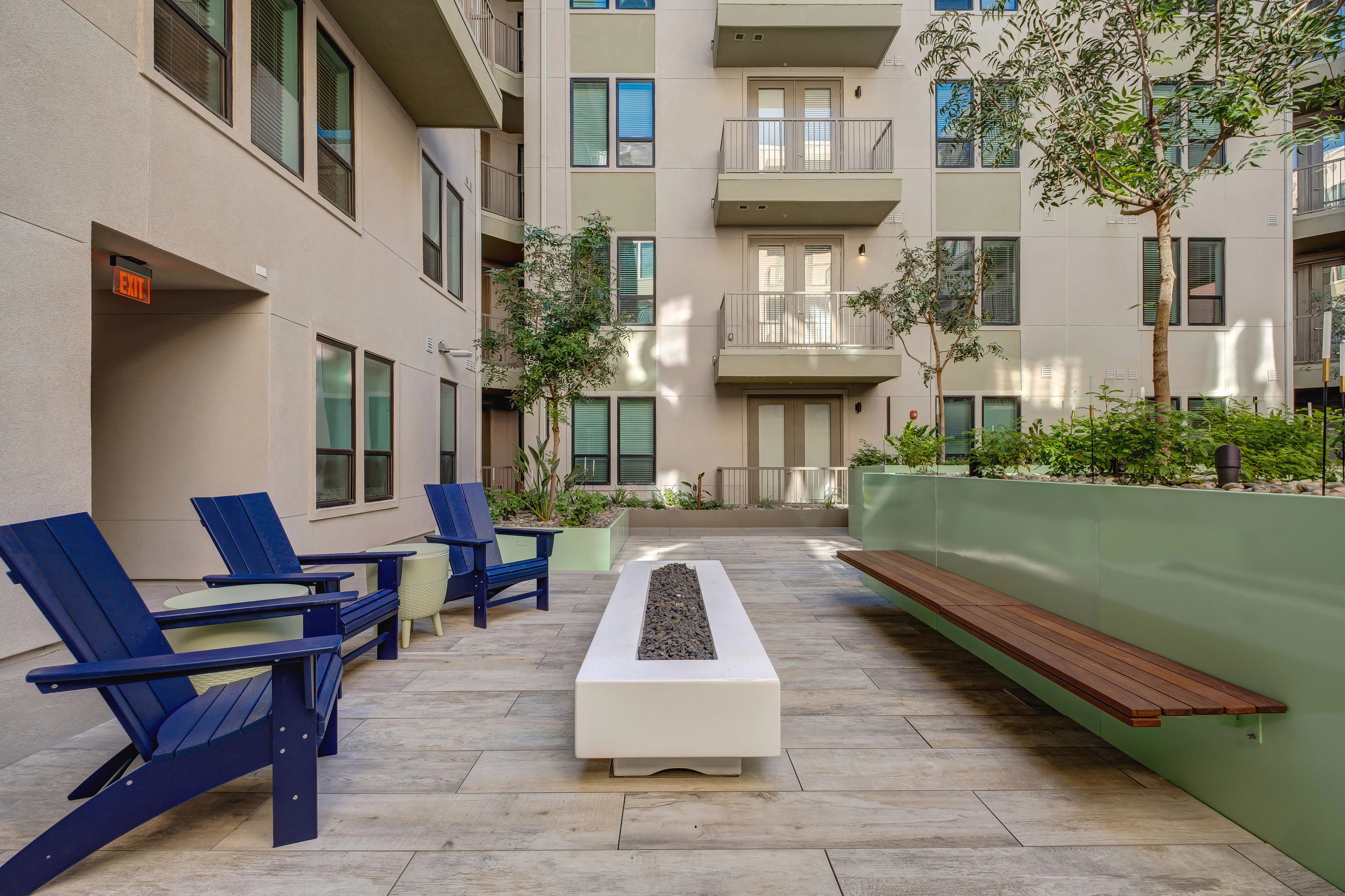 Fire Pit Lounge With Seating
