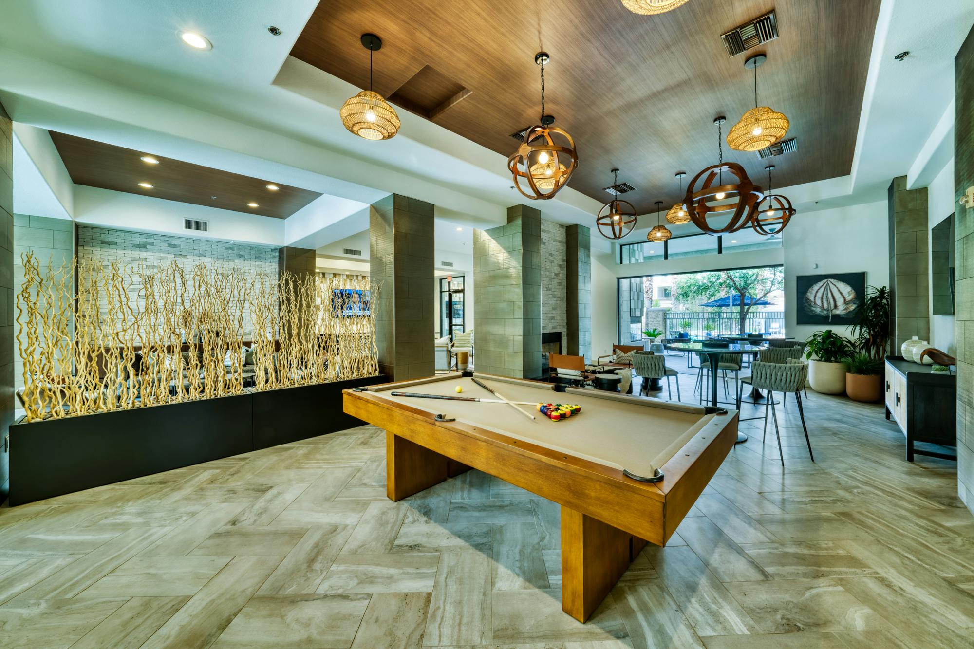 Entertainment Area in Clubhouse