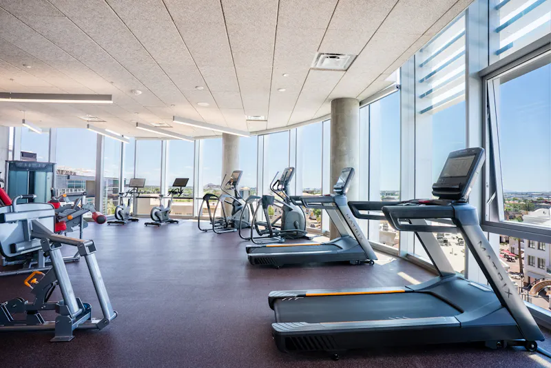 Ample Equipment Treadmills, Stair Climbers, Exercise Bikes, and Free Weights