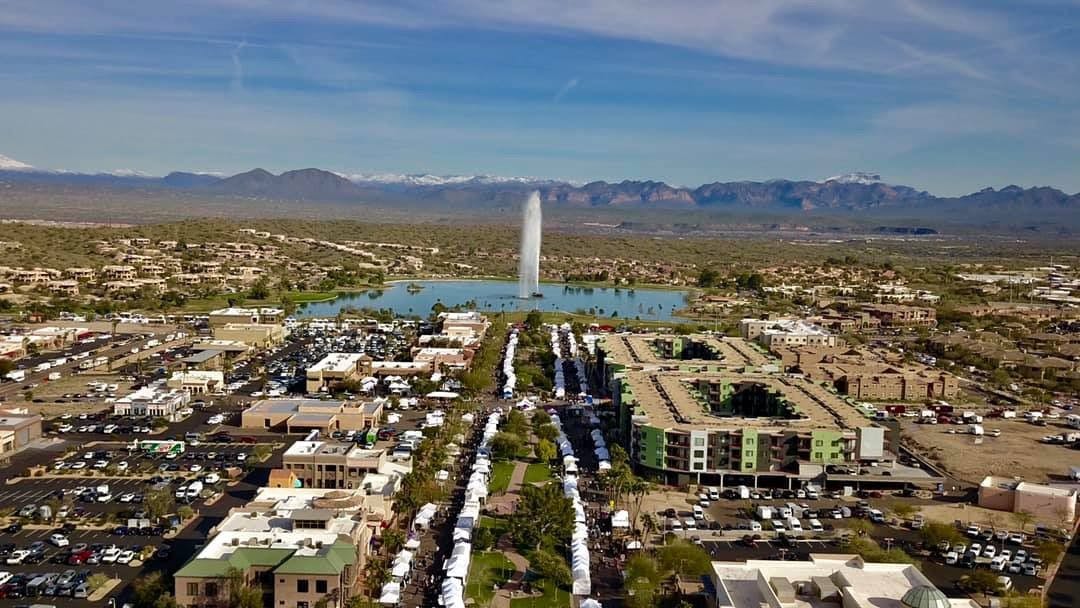 Stunning Views of Fountain Hills