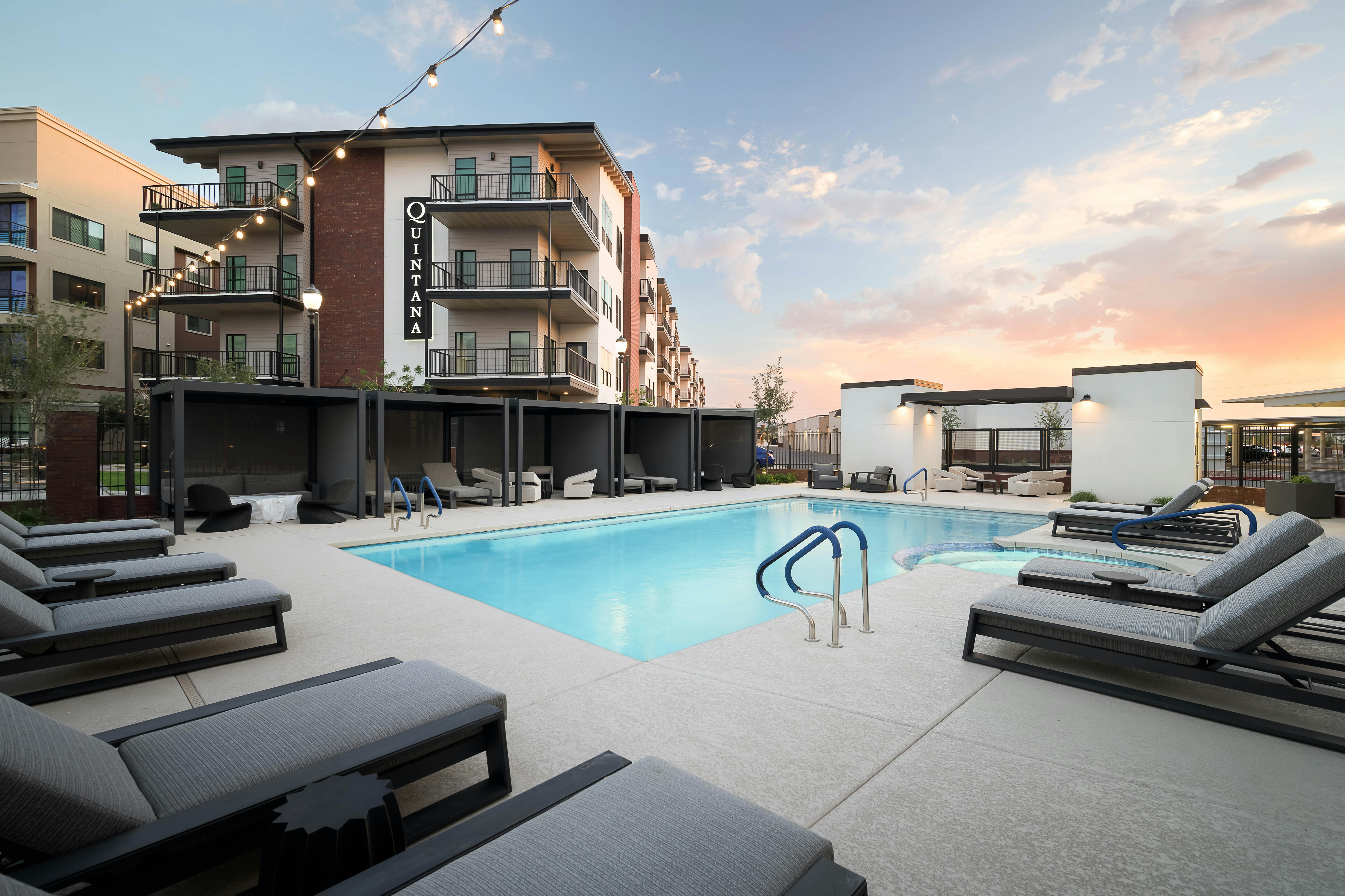 Resort-Style Lagoon Pool and Whirlpool Spa