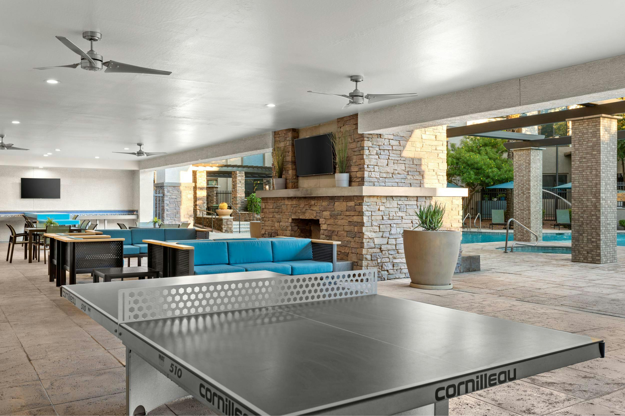 Covered Outdoor Entertainment Area