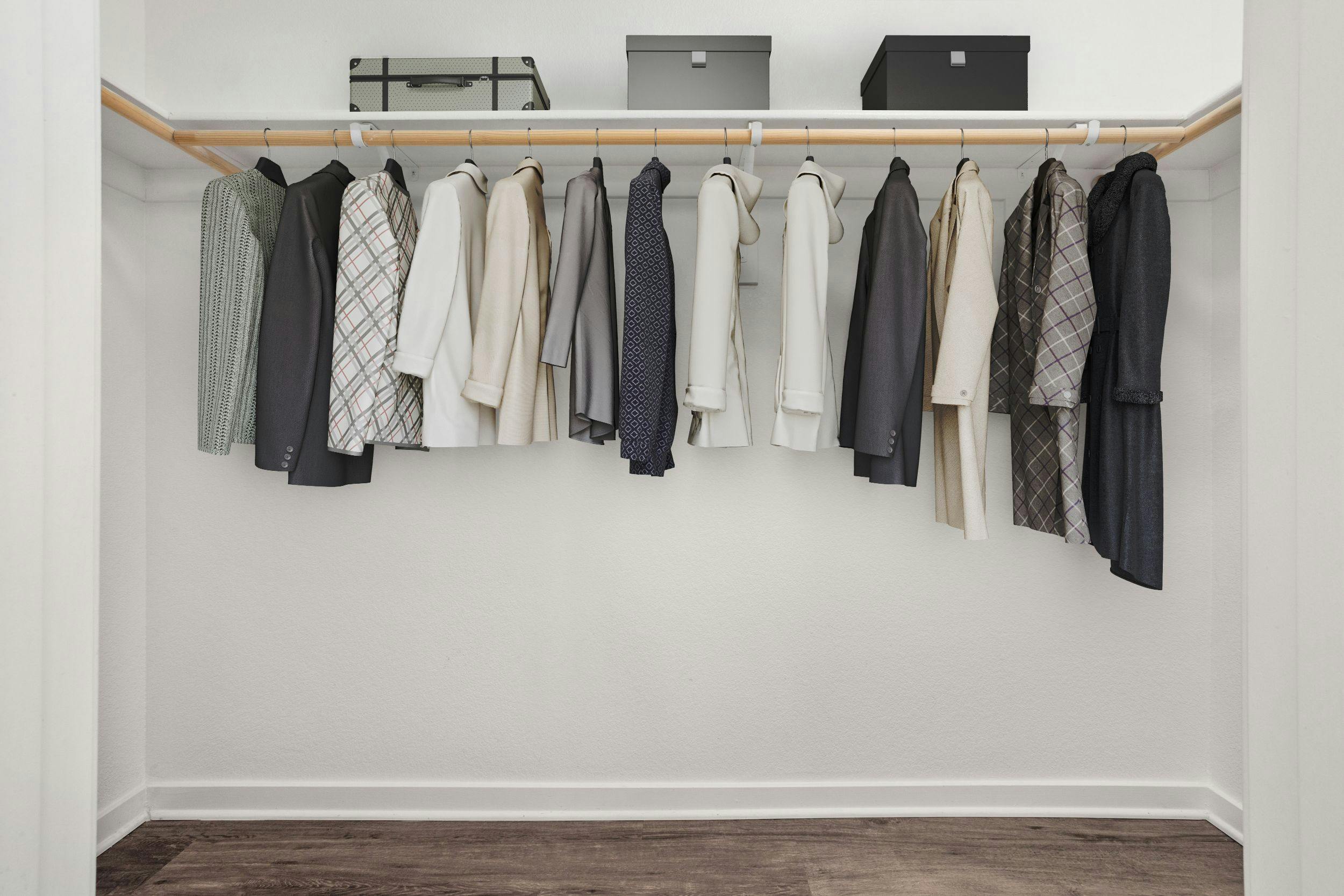 Walk-In Closet with Mirror