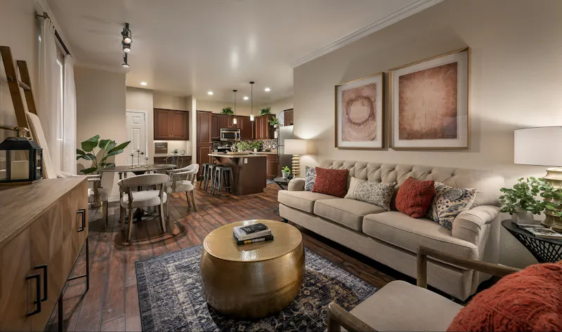 Living Area to Kitchen View