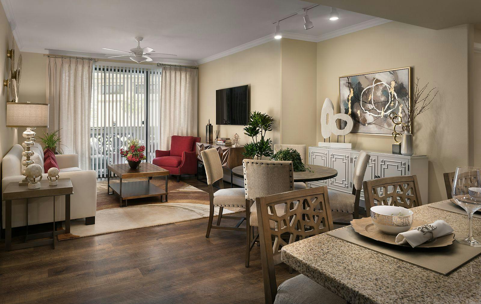 Sophisticated Living Area