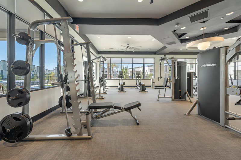 Expansive Fitness Center
