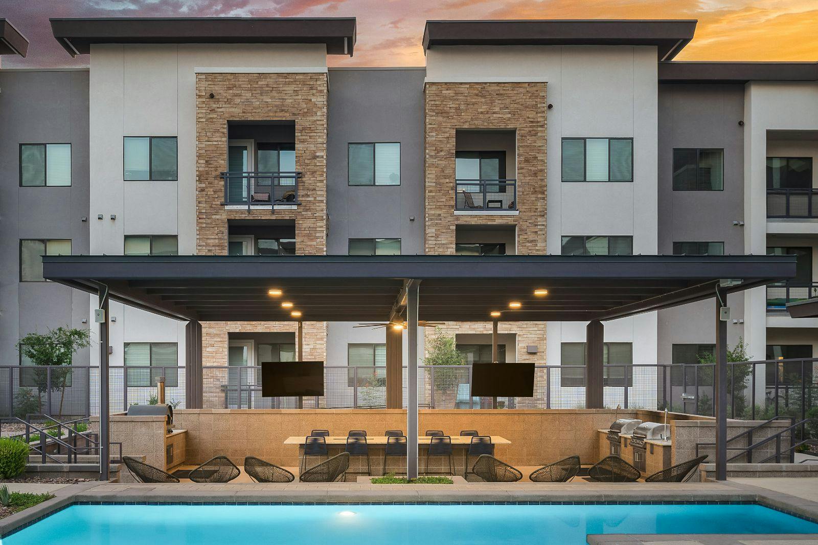 Grilling Area and Pool Lounge