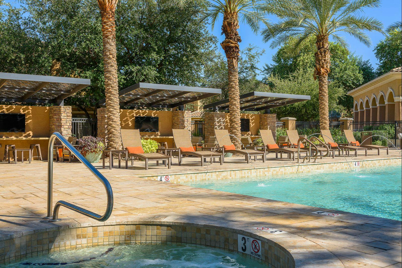 Poolside Lounging