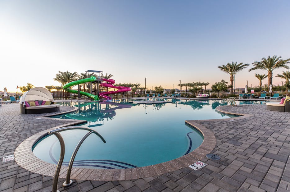 Two Chute-Style Waterslides