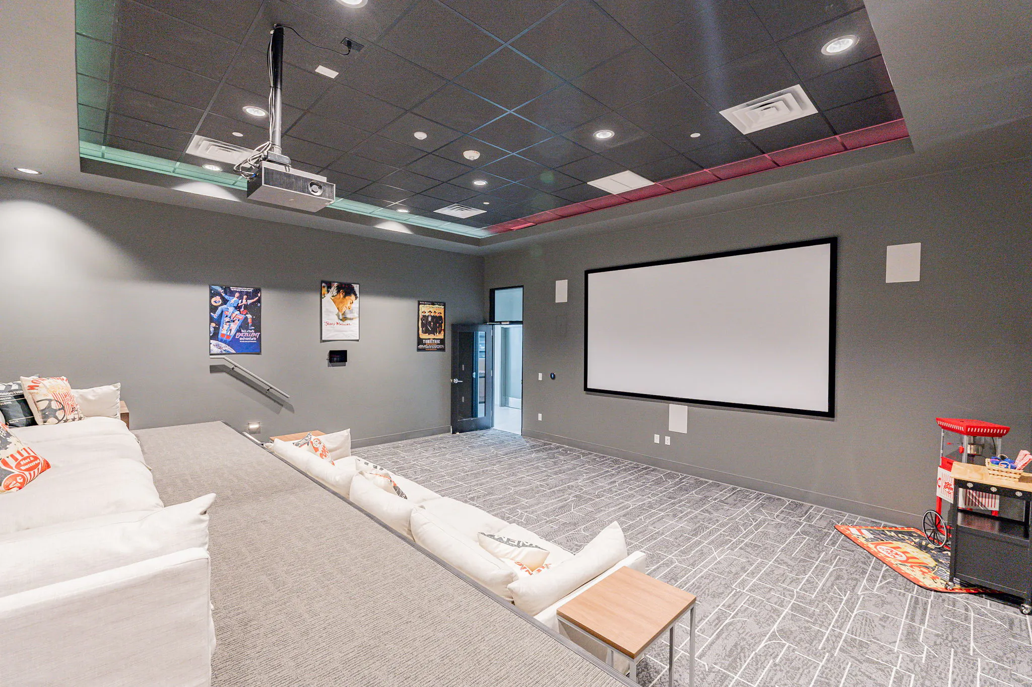 Projector in Media Room
