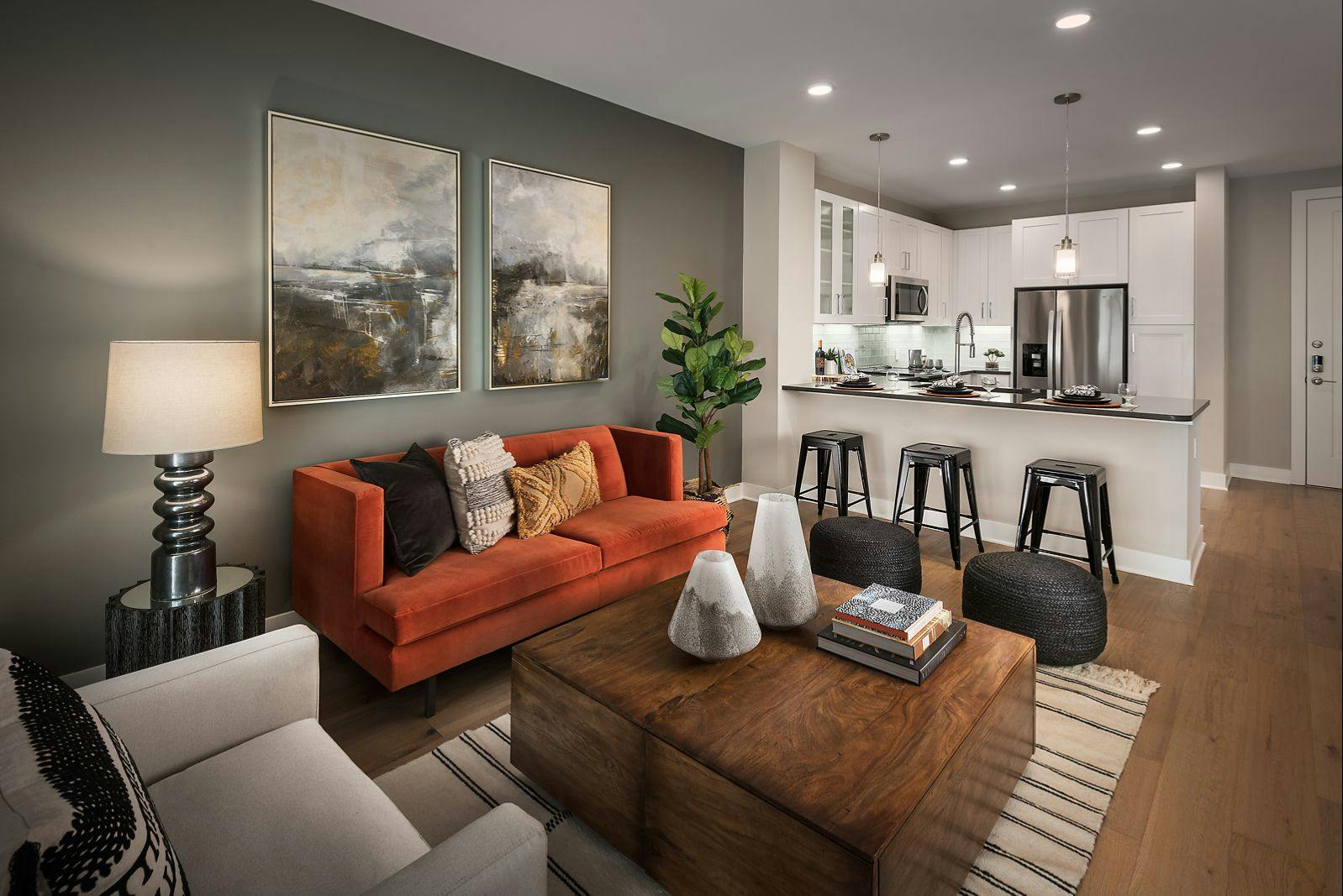 Contemporary Living Area