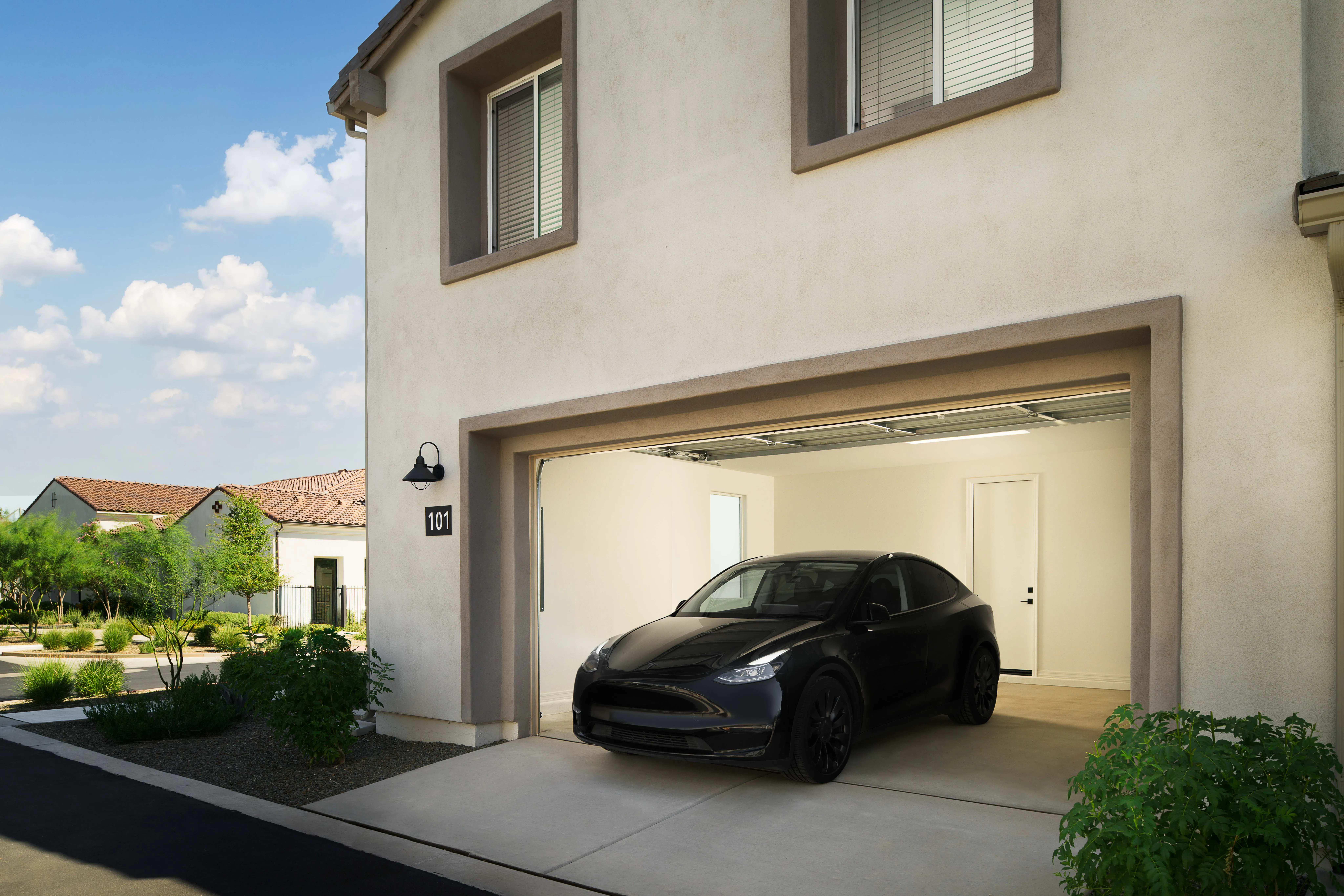 Attached Garages with EV Charger