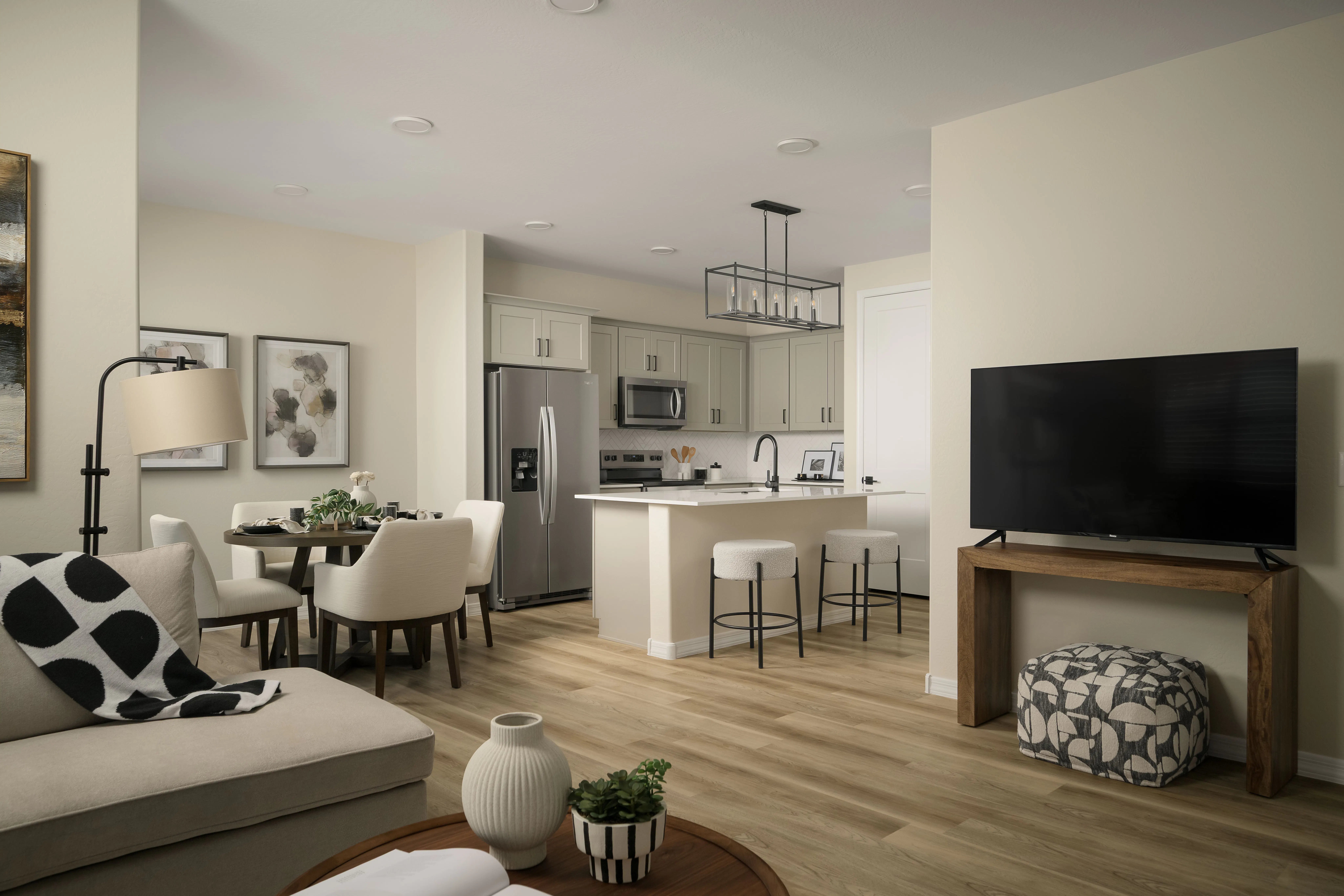 Open-Concept Living Space