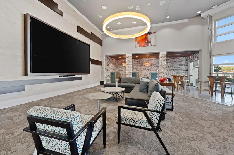 Lounge with Movie Theater Screen