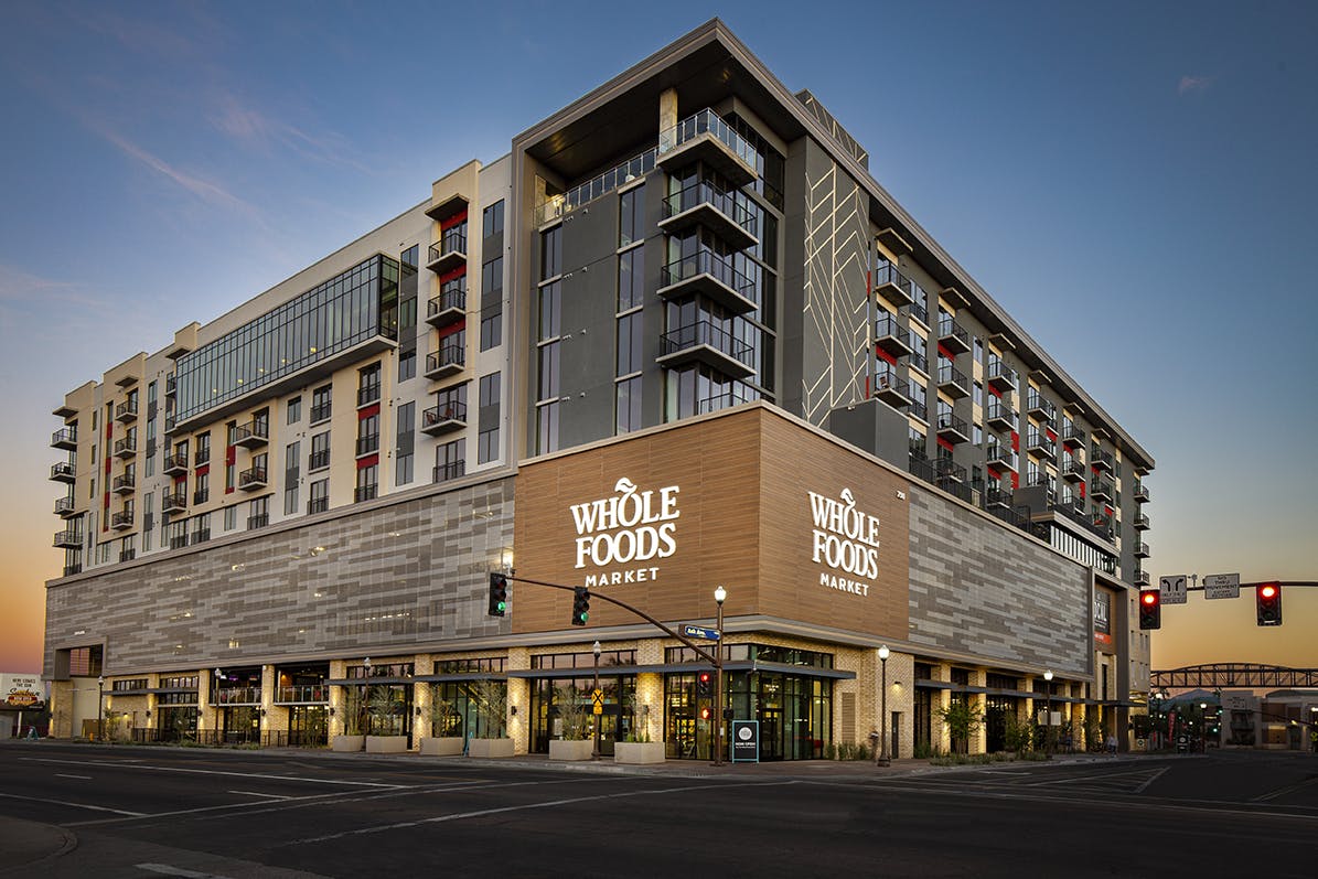Full-Size Whole Foods Market in Building