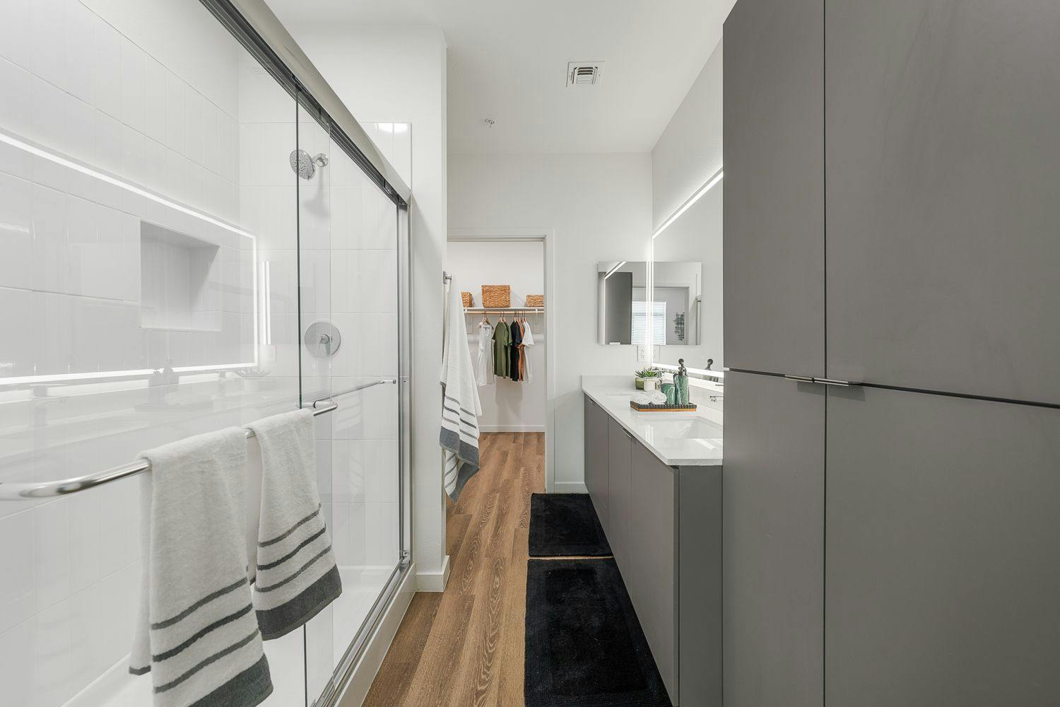 Spacious Bathroom with Storage