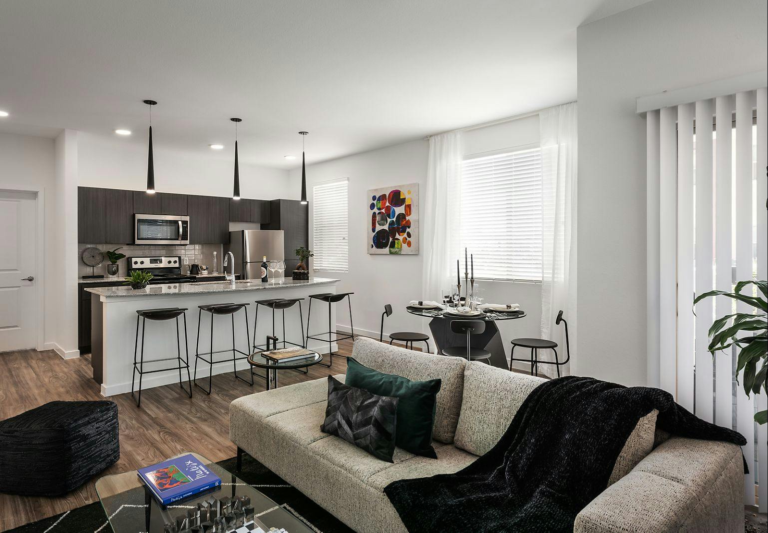 Living Room to Kitchen View