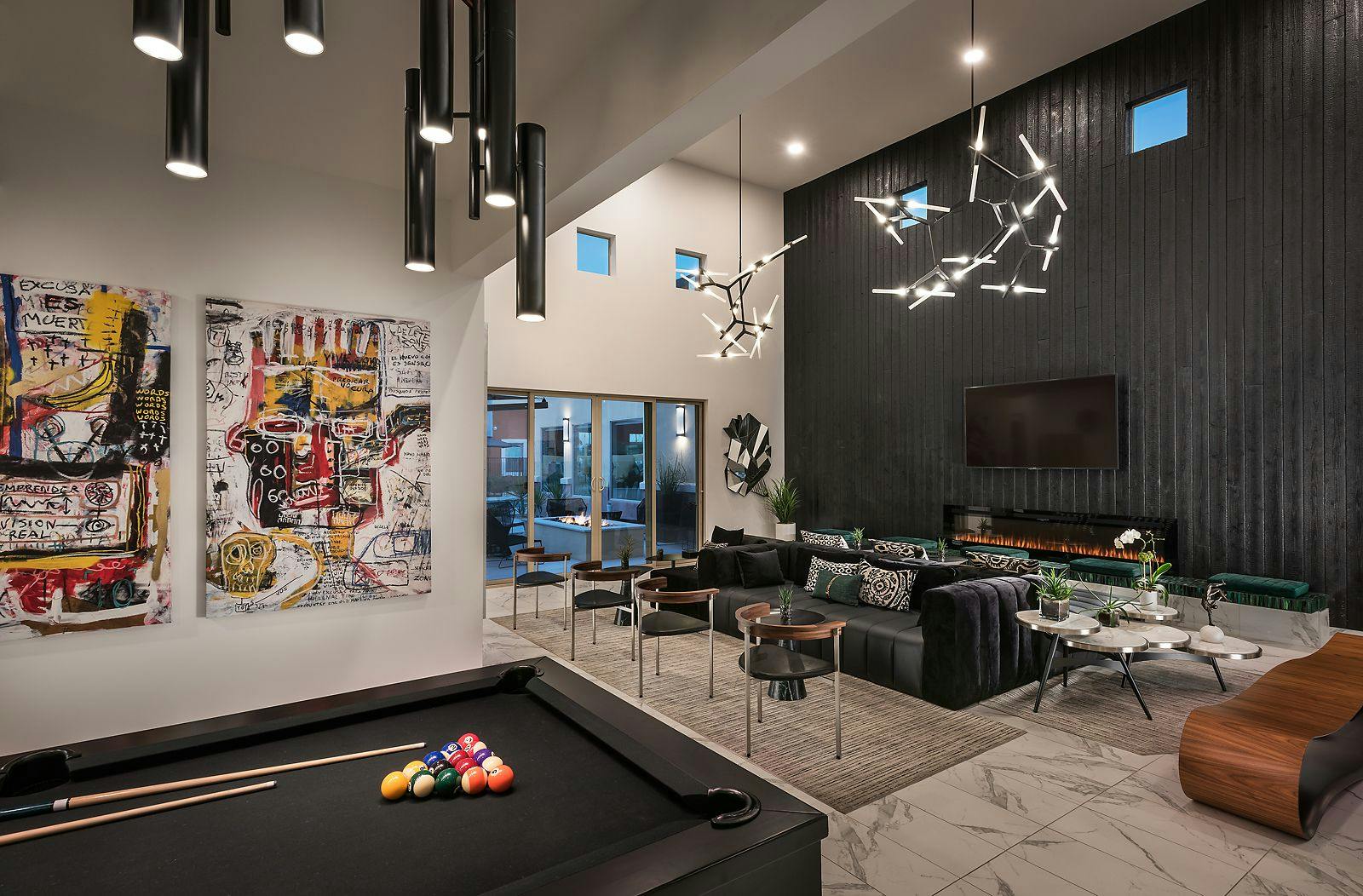 Sophisticated Game Room